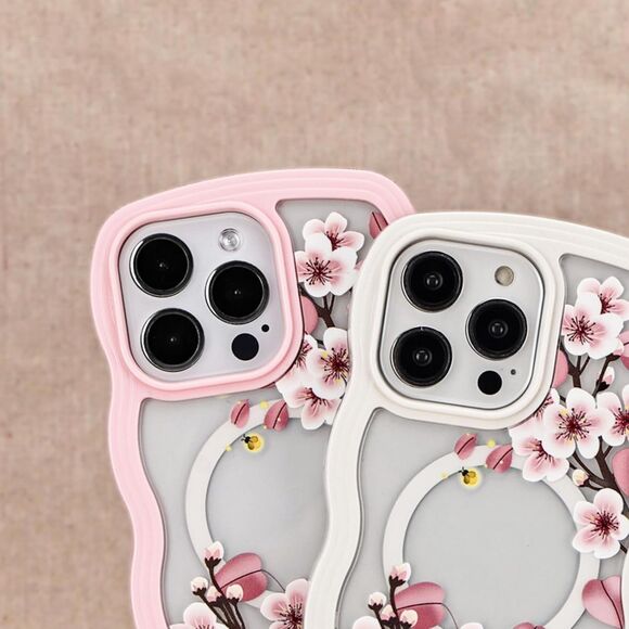 Compatible with iPhone 12 Pro Max  MagSafe Case‎ Cute Flower Pattern (4237) - Picture 3 of 7